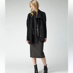 MASON Zipper Jacket in Black Size 2